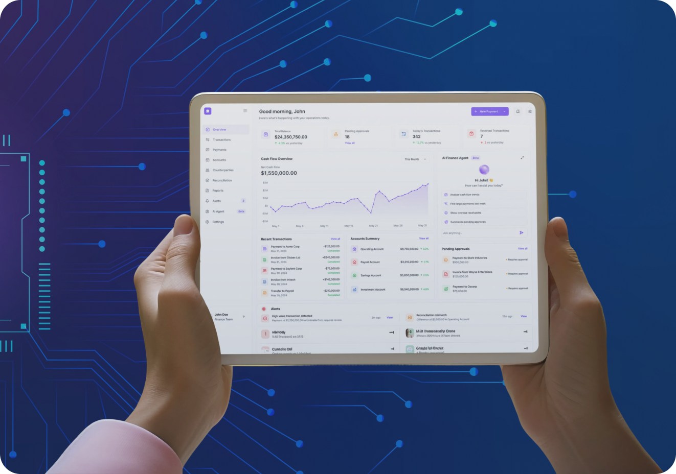 AI Agents for a Financial Institution: Automating Workflows with a Multi-Agent System